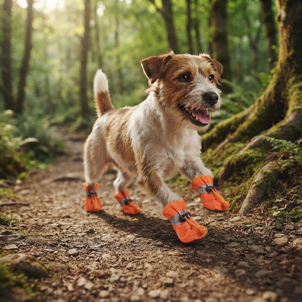 4-Piece Waterproof Non-Slip Dog Shoes