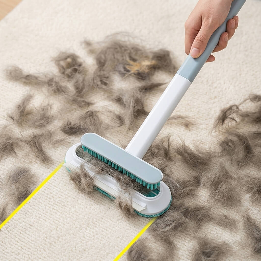 Manual lint remover for dogs and cats