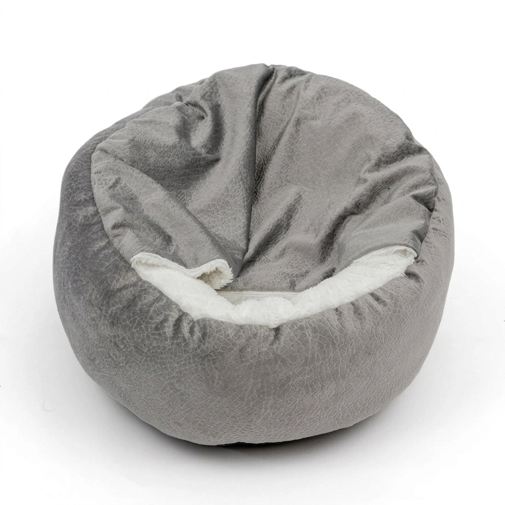 Orthopedic Dog Bed With Hooded Blanket Machine Washable