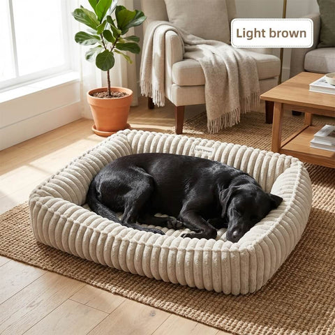 Pftonia Rectangle Plush Dog Bed