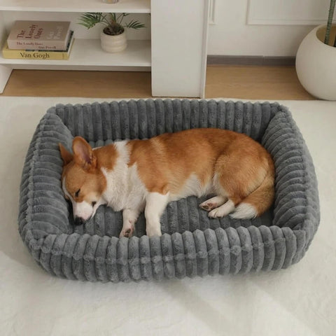 Pftonia Rectangle Plush Dog Bed