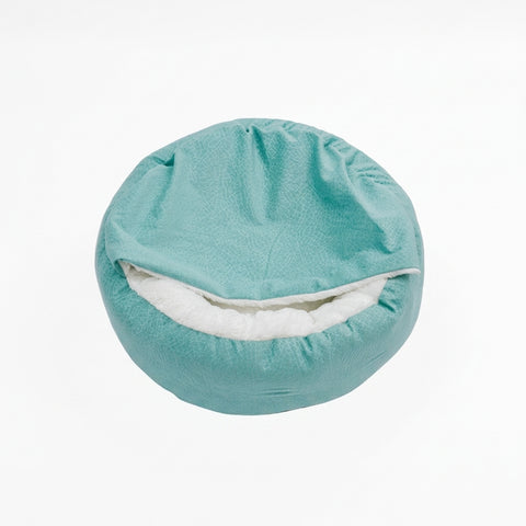 Orthopedic Dog Bed With Hooded Blanket Machine Washable