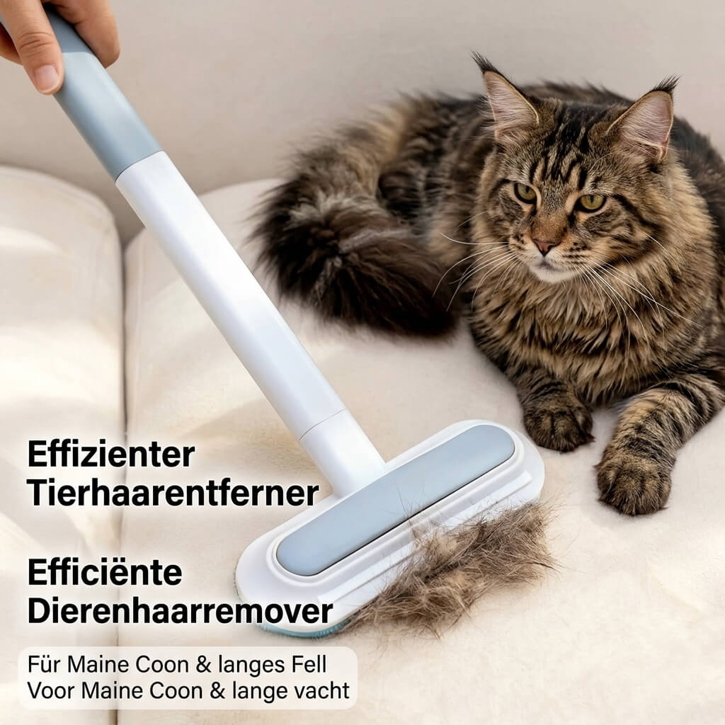 Manual lint remover for dogs and cats