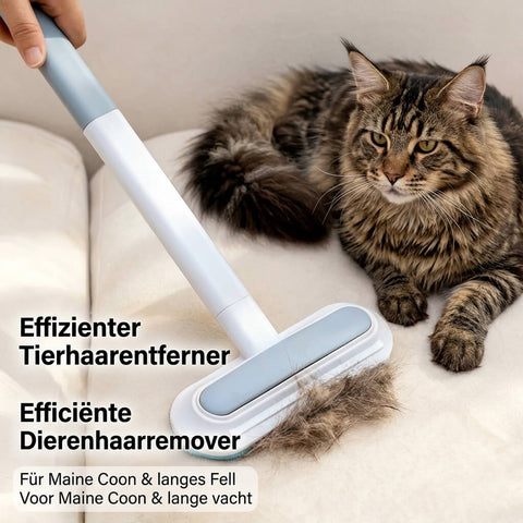 Manual lint remover for dogs and cats